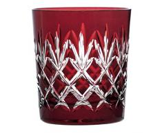 Crystaljulia 12546 Lot de 6 verres à whisky en cristal de plomb 280 ml