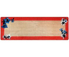 Tapis de qualité supérieure pour Salon, Chambre denfant, Couloir, Salle de Bain, intérieur et extérieur | Tapis antidérapant et Lavable | Griaà Di Edelweiss 60 x 180 cm | Tapis Deco-Mat