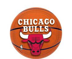 amscan Chicago Bulls Assiettes Ã Dessert, 17,8Â cm, Multicolore