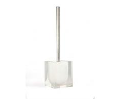 Deblanch Brosse WC, rÃ©sine, Blanc, 13Â x 11Â x 26Â cm