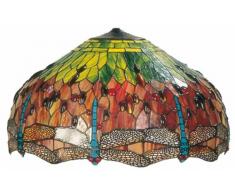 LumiLamp 5LL-9200 Tiffany Style Abat-jour Env. Parasol en verre colorÃ© dÃ©coratif de 51 cm de diamÃ¨tre