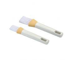 Tescoma Delicia Pinceau de Cuisine 2 pièces, Blanc/Jaune, 2 unités