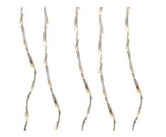 Java-exclusiv 51014 filet lumineux pour lextérieur et lintérieur avec 144 ampoules, lED rideau lumineux blanc chaud
