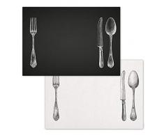 Trendform â Bloc Papier Set de Table sur la Table, Multi-Pad-2 X 25 Feuilles