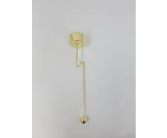 GLOREX 6 7021 702 Noël Bougeoir, Or, 25 x 8,5 x 4 cm