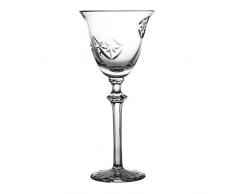 Crystelle aljulia 03599Â vin Verre, Cristal, 170Â ML, 9, 5Â x 22Â cm