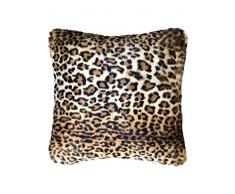 ESSENZA Bory Furry Coussin, Brown, 50 cm x 50 cm