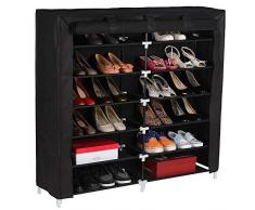 EGLEMTEK Meuble de Rangement Noir