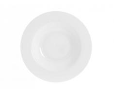 H&H Aile Assiette Creuse, 21Â cm, Bone China, Ivoire