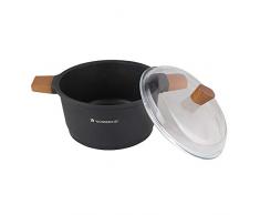 Wonderchef 63152126 Caesar Batterie de cuisine anti-adhésive en aluminium pour plaque à induction