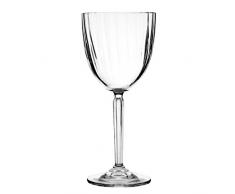 Crystaljulia 2332 Lot de 6 Verres Ã vin Cristal Rouge 350 ML