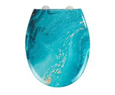 WENKO 23571100 Premium abattant Stream - Abattant WC avec systÃ¨me dabaissement automatique, 300 KG capacitÃ© de charge, Duroplast, 37 x 44.5 cm, Multicolore