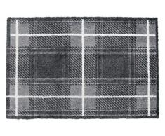 Mighty Mats Paillasson, Nylon Caoutchouc, Gris à Carreaux, 50x70cm