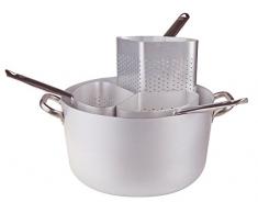 Agnelli Cocotte avec 3Â colapsta spicchioi Ã 3Â mm dÃ©paisseur avec Deux poignÃ©es en Acier Inoxydable, Cod. alma15538Â DiamÃ¨tre 380Â mm