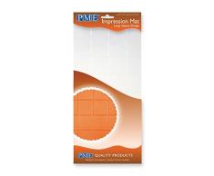 PME IM185 Tapis à Motif Carrés, Plastique, Transparent, 15 x 1 x 30,5 cm