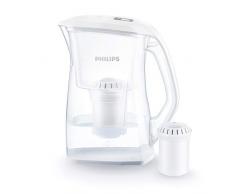 Carafe Filtrante Philips AWP2970 +1 Filtre - Ultrafiltration bactéries, calcaire, chlore, plomb et pesticides.