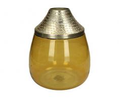 J. Kersten Vase en Verre Amber 20 x 20 x 24 cm