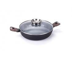 Moneta Finegres Casserole 28 cm avec couvercle Dosa Aroma, aluminium alimentaire