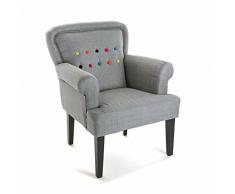Versa 19501053 Fauteuil 89x71,5x72 Gris