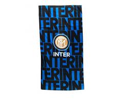 fc inter Serviette de Plage Bleu 70 x 140 cm