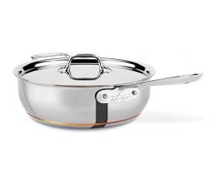 All-Clad cuivre 4âQT Essential Casserole avec Couvercle