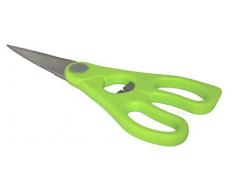 Fackelmann Ciseaux Cuisine Multifonctions avec Tire Bouchon Acier Inoxydable Argent