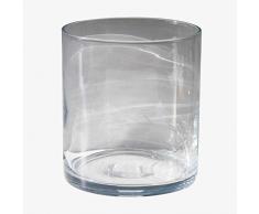 Better & Best 15X21 Vase Bas Rond Droit, Dimensions 15 x 15 x 21 cm, matÃ©riau : Verre, Taille Unique