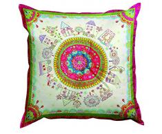 Princesse Impression sur Toile Coussin en Velours, 100% Coton, Couleurs Assorties