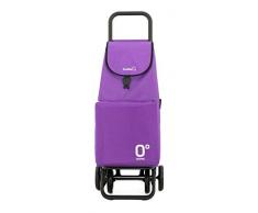 GARMOL Chariot de Courses 66L Violet