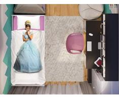 Italian Bed Linen Parure de lit Enfant numérique 1 Place 1 Posto Blue Princess