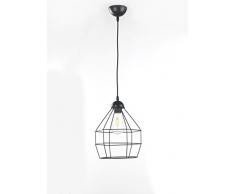 onli Spider Lampe à suspension style industriel à 25 x h 120cm Noir