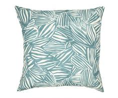 Rioma Coussin avec Rembourrage intérieur extérieur Durande Bleu 50 x 50 cm