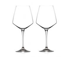 MasterPro Q3395 Lot de 2 verres à vin blanc 39 cl en verre Collection Wine