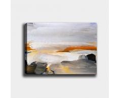 Bonamaison Peinture sur toile, multicolore, 70 x 100 cm - ConÃ§u et fabriquÃ© en Turquie