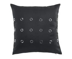 COUSSIN DEHOUSSABLE 40 x 40 CM POLYESTER FANTAISIE KROM ANTHRACITE
