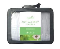 Snuggledown 6868SNG02 Surmatelas, Microfibre, Blanc, King