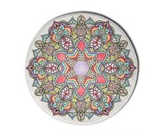 Stilia Lenna Tapis de Chambre Rond imprimÃ© Multicolore 78 cm