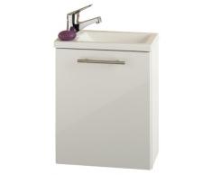 Posseik 5822 76 Meuble lavabo Blanc brillant