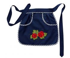 Bellanda 3244Â de Pince Tablier, Polyester, Bleu, 46Â x 42Â x 0,5Â cm