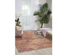 Nourison Tapis 30 % Laine, 70 % Viscose, Orange, 114 x 175 cm