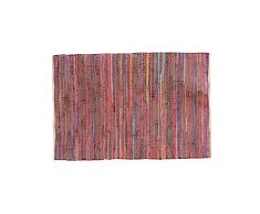 THE HOME DECO FACTORY HD5006 Tapis, Coton, Multicolore, 170 x 120 x 0,5 cm