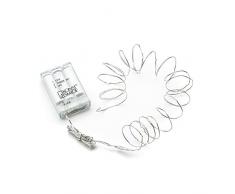 Konstsmide 1460-190 Guirlande Lumineuse à Micro LED, Métal/,, 0.4 W, Blanc