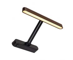 SLV Applique Murale Design LED vincelli Ãcran Ã intensitÃ© variable Noir/Bambou 156257