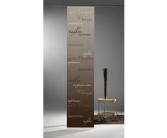 Startex Panneau Coulissant, Tissu, Marron