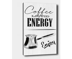 Bonamaison Peinture sur toile, multicolore, 50 x 70 cm - ConÃ§u et fabriquÃ© en Turquie