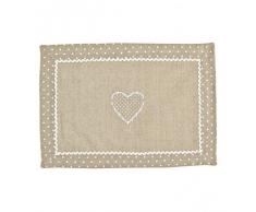 BIZZOTTO Giulietta Set de 4 Sets de Table, Lin 30%, Polyester, Coton 25%, Viscose 20%, Multicolore, 20 x 40 x 50 cm, 4 unitÃ©s