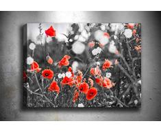 Bonamaison Peinture sur toile, multicolore, 40 x 60 cm - Conçu et fabriqué en Turquie