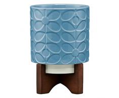 Orla Kiely Pot de Fleurs en cÃ©ramique, CÃ©ramique, Bleu Ciel, Taille Unique