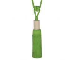 STEPHANOISE Embrasse Bois, Vert Anis, 30 (h Pompon) x 77 cm (envergure)