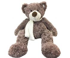 enesco Peluches 770924Â âÂ Ours Pardo avec Echarpe, Couleur Beige